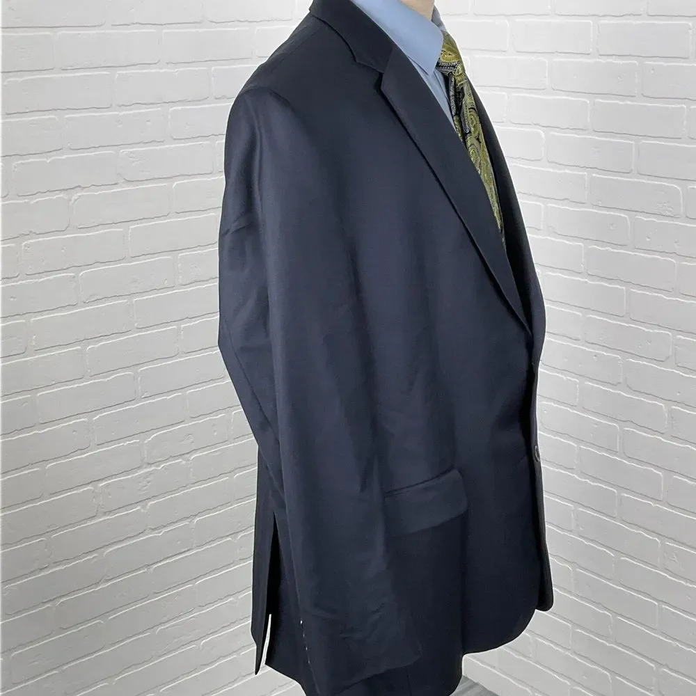 Jack Victor Blazer Men 48L Blue Gibson Super 110s Wool Clasisc Career‎ Canada